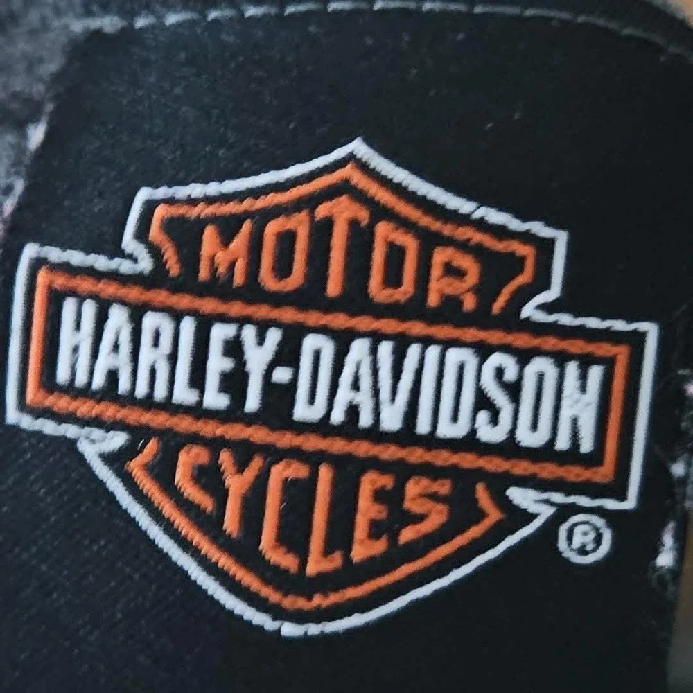 Harley Davidson Womens Layered‎ Tattoo Sleeve Top - Picture 5 of 6